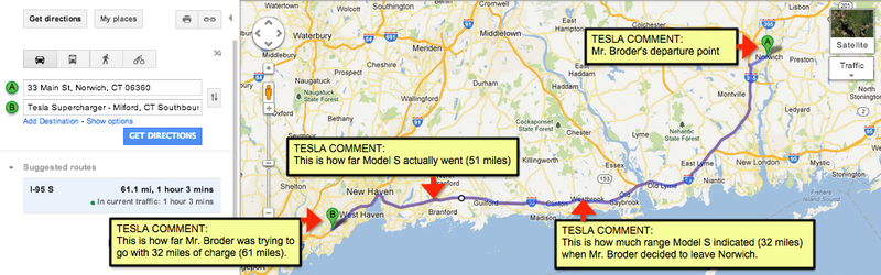 Illustration for article titled Tesla Claims Model S Driving Logs Show NYT Reporter Worked To Kill Its Battery